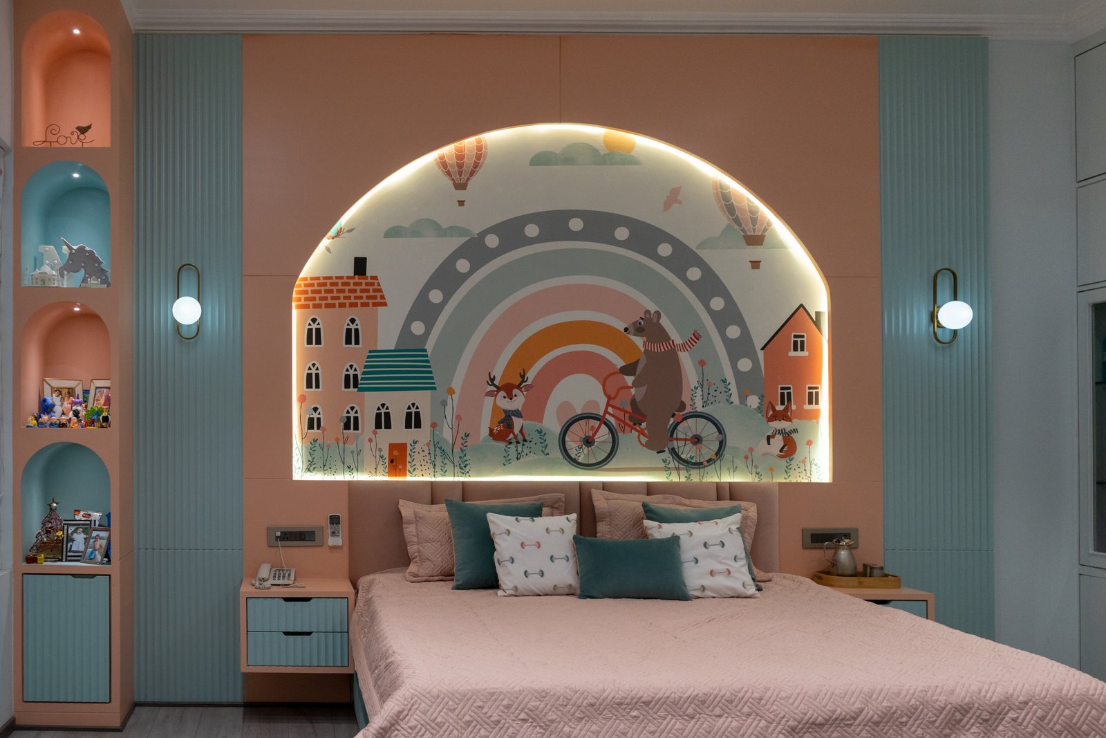 Pastel Playhaven — Whimsical Kids Bedroom